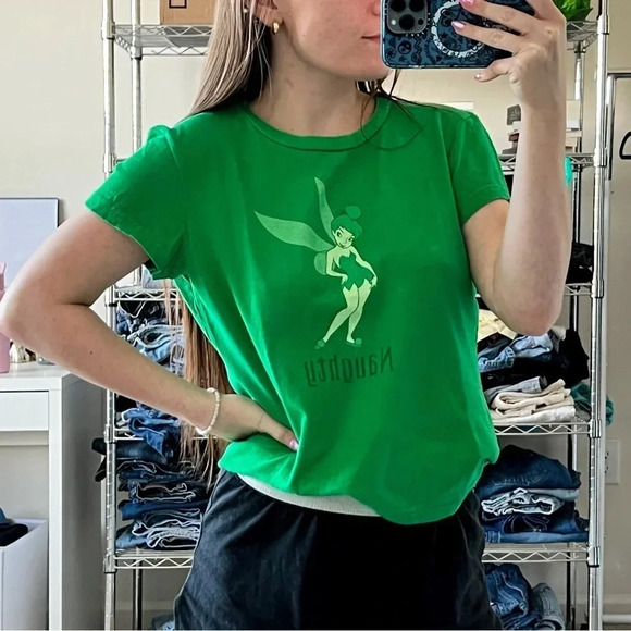 Y2K Tinkerbell Baby Tee - Picture 4 of 8